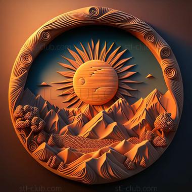 3D model sunrise (STL)